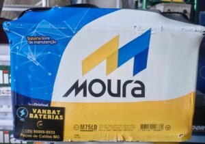 Bateria Moura 75ah caixa alta