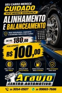 Alinhamento e Balanceamento com preço especial